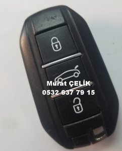 Peugeot 508 keyless akıllı anahtar
