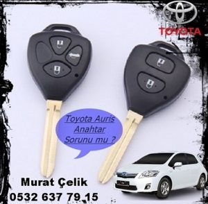 Orjinal toyota auris kontak anahtarı
