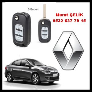 Renault fluence yedek anahtar görseli