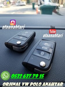 2017 model vw polo orjinal anahtar