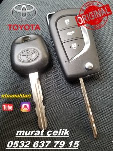 toyota yaris yedek anahtar yapımı