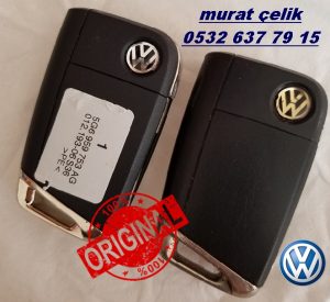 vw polo 2017 orjinal yedek anahtar