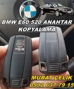 BMW e60 520 orjinal anahtar