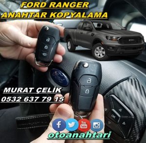ford ranger anahtar kopyalama