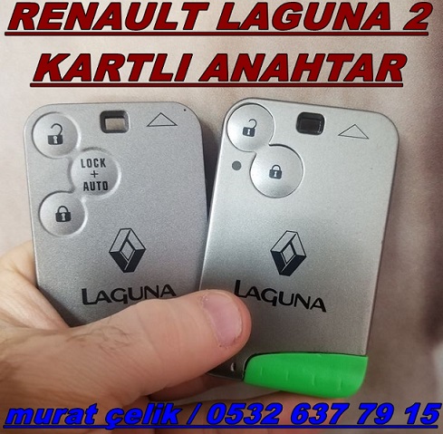 Renault laguna 2 kart anahtar kopyalama