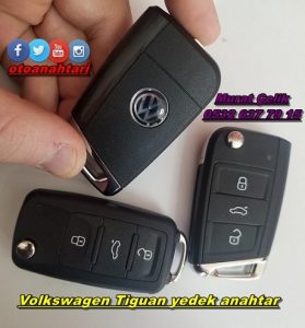 Volkswagen tiguan yedek anahtar kopyalama