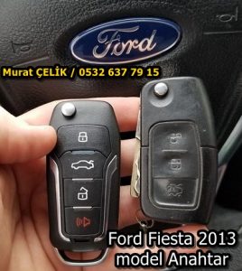 2013 Model Ford Fiesta Anahtar