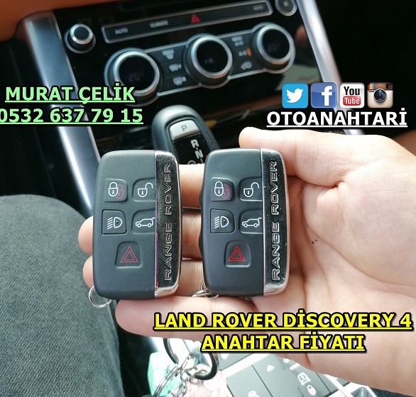 Land rover discovery 4 yedek anahtar fiyatı