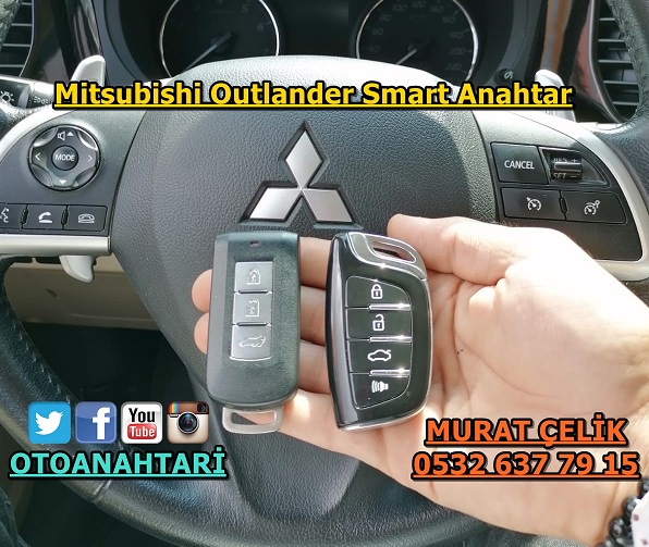 Mitsubishi Outlander Keyless Anahtar